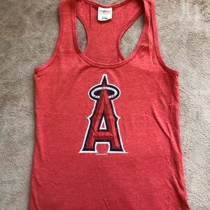 Red Tank Top with Angels Logo